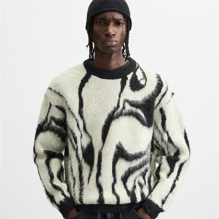 Skwaky | Abstract Jacquard Sweater