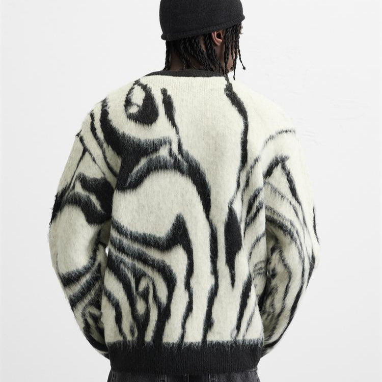 Skwaky | Abstract Jacquard Sweater