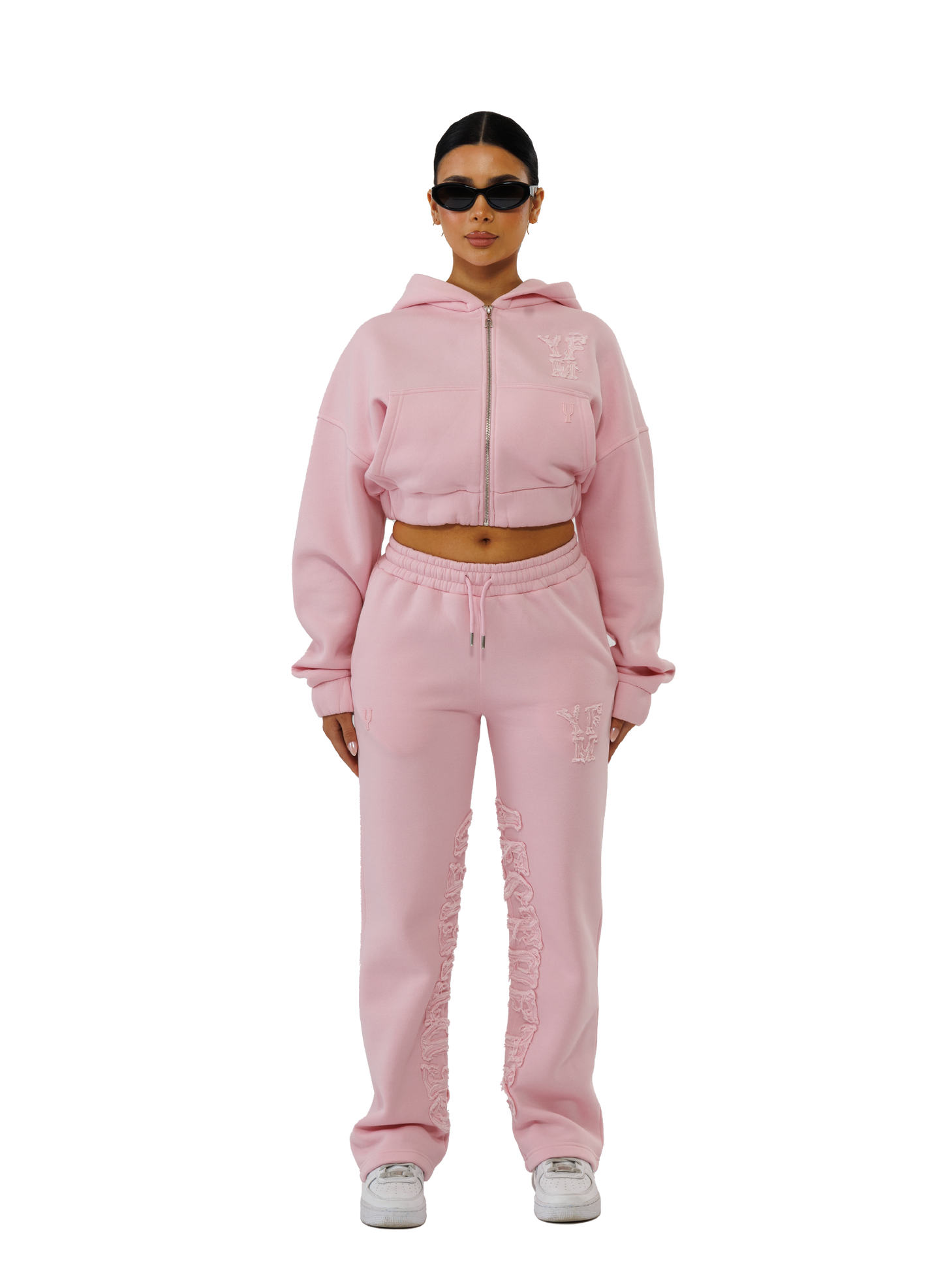 C/A ZIP-HOODIE ROSA WOMAN