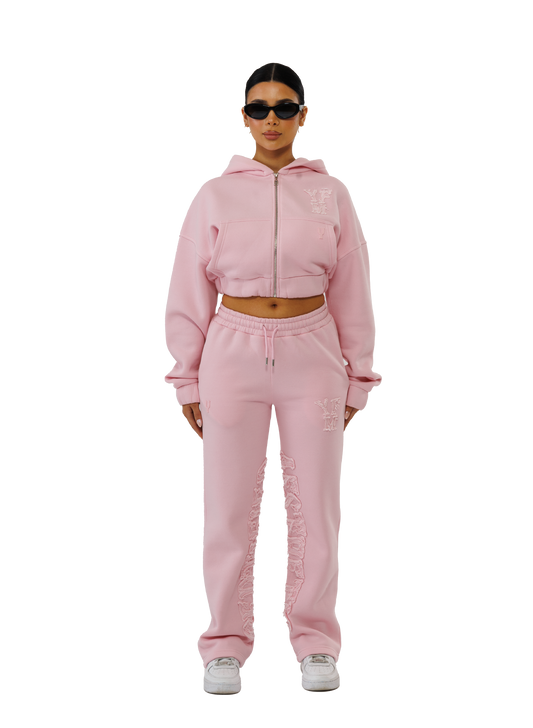 C/A ZIP-HOODIE ROSA WOMAN