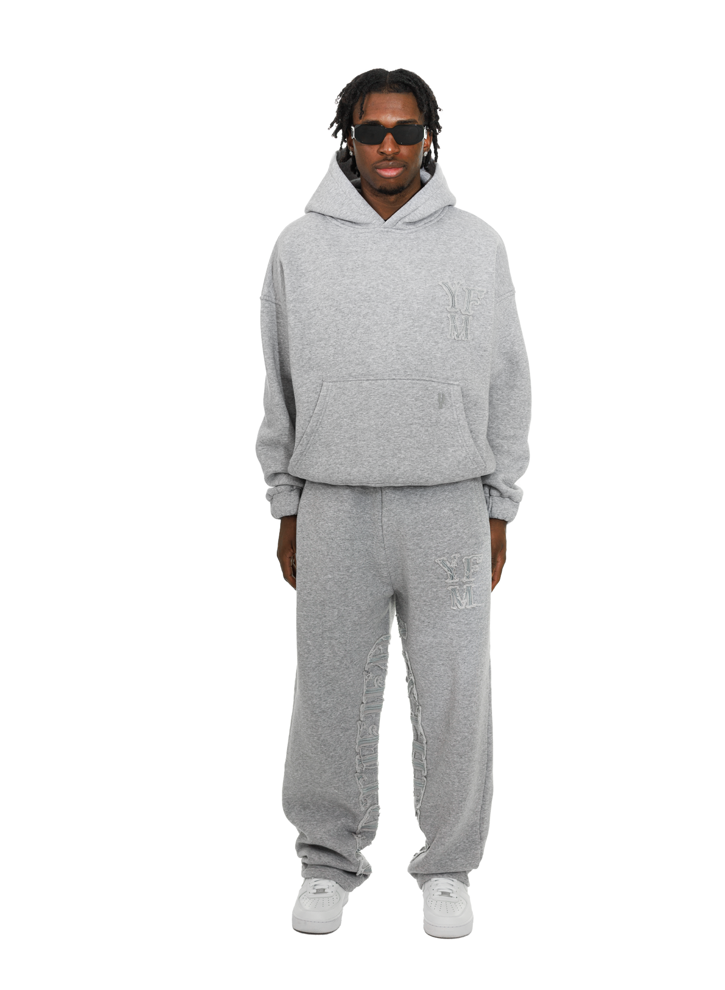 C/A HOODIE GREY MELANGE v2