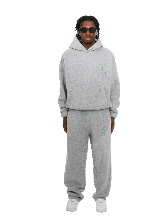 C/A HOODIE GREY MELANGE v2