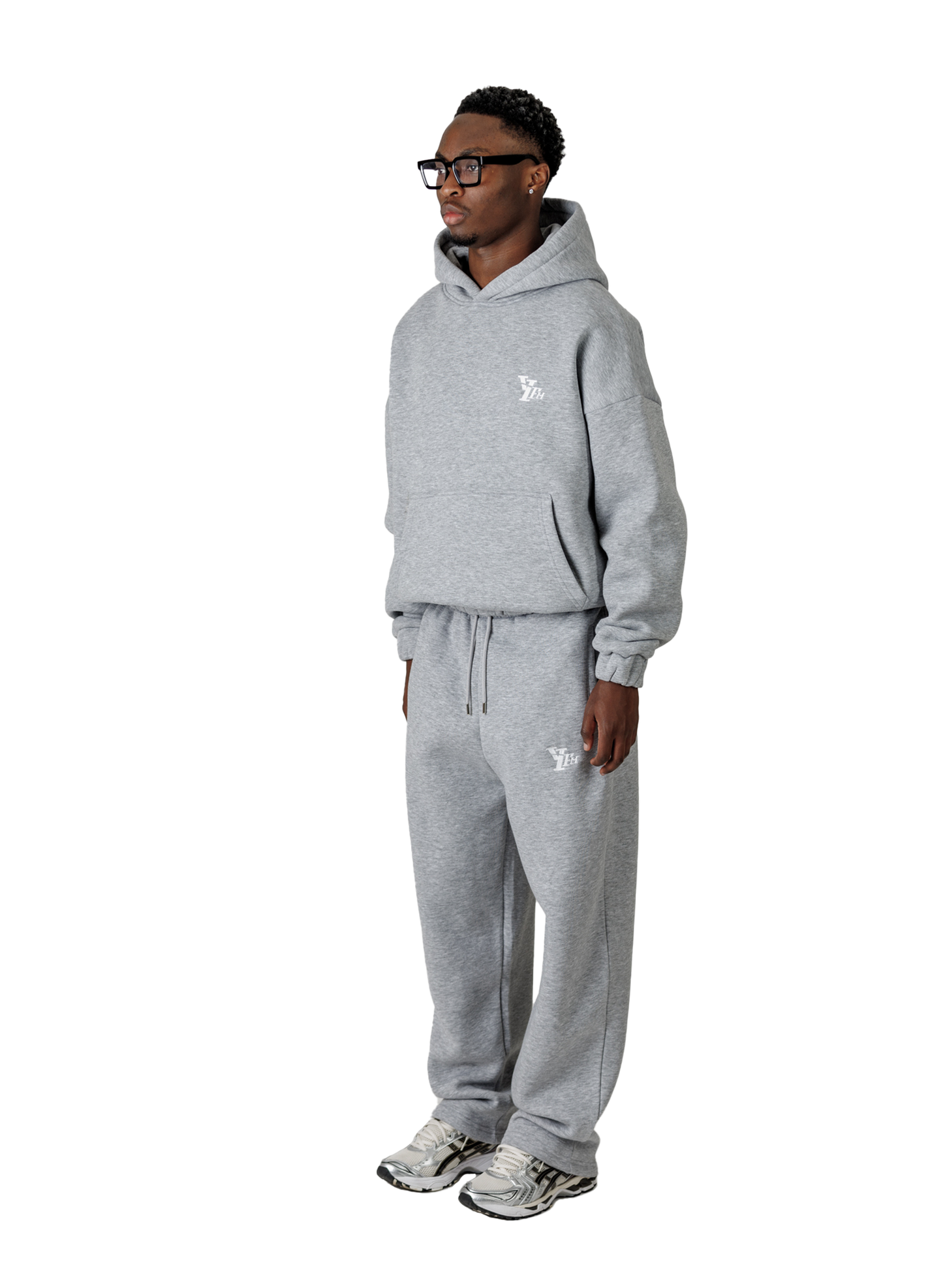 BASIC HOODIE GREY MELANGE