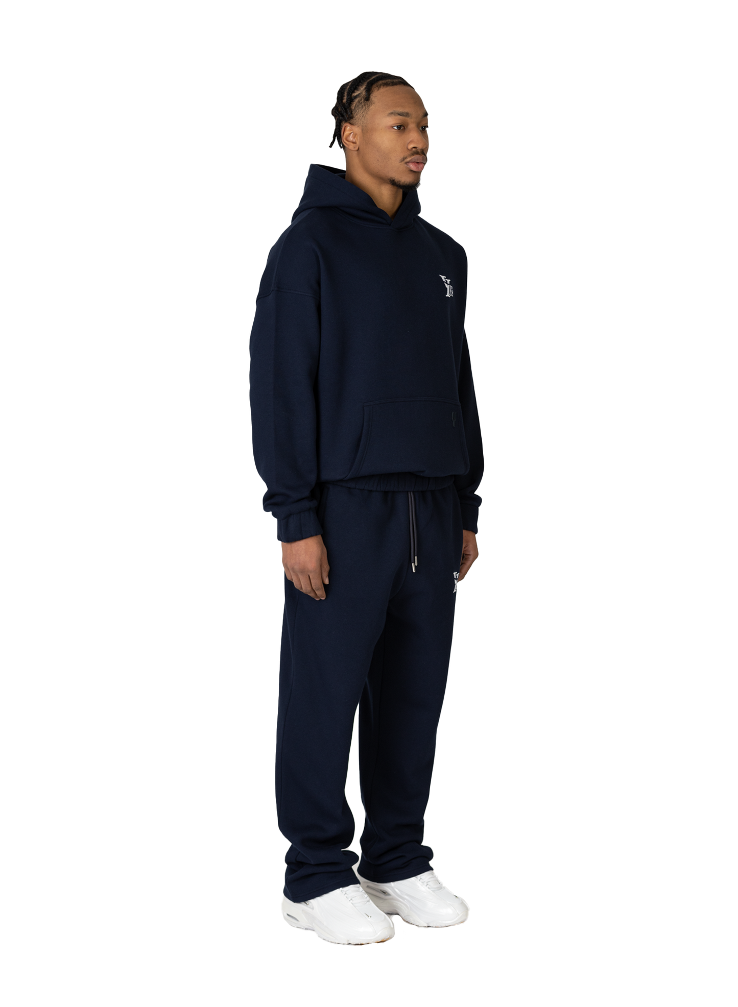 BASIC HOODIE NAVY BLUE