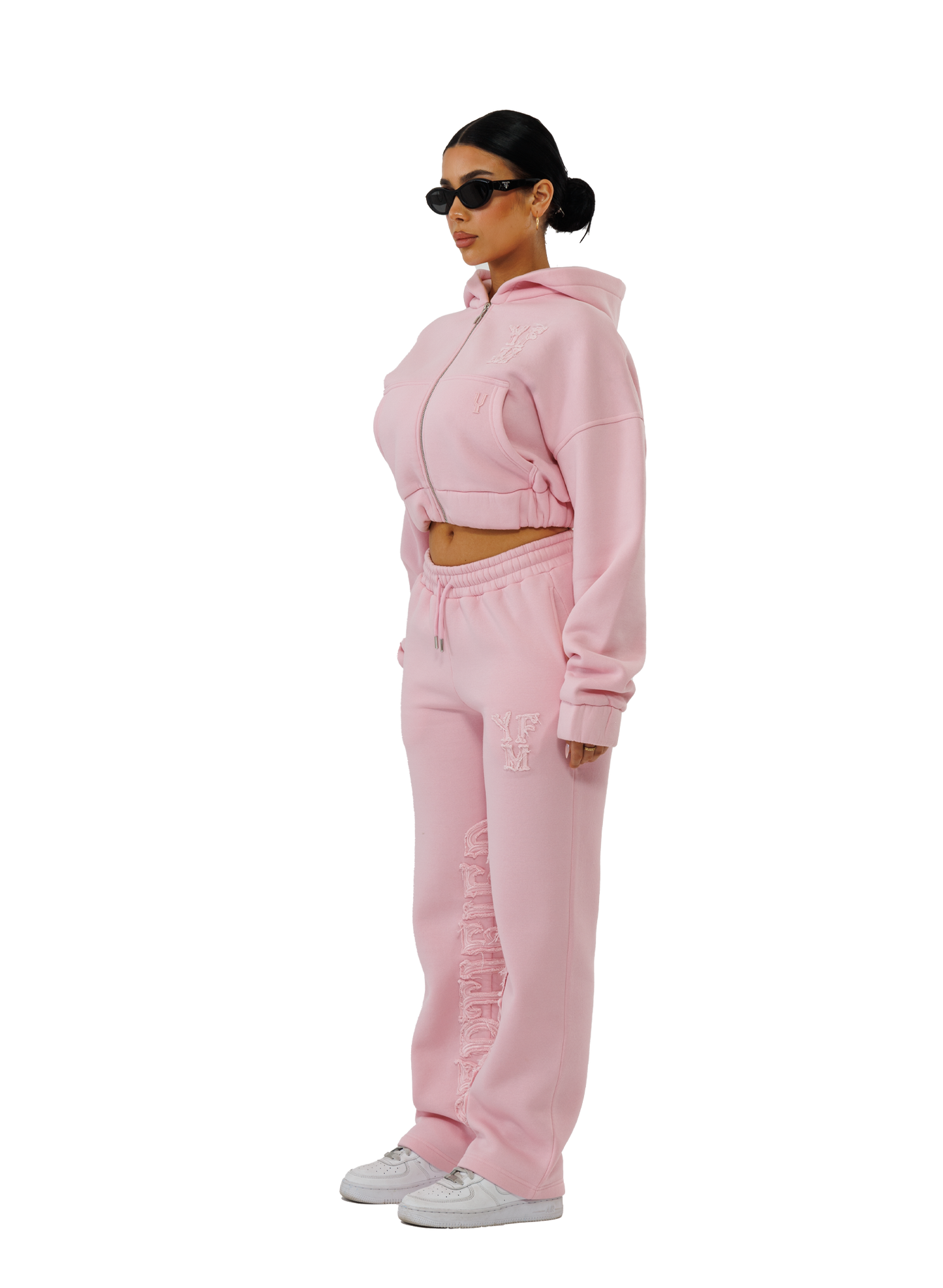 C/A ZIP-HOODIE ROSA WOMAN