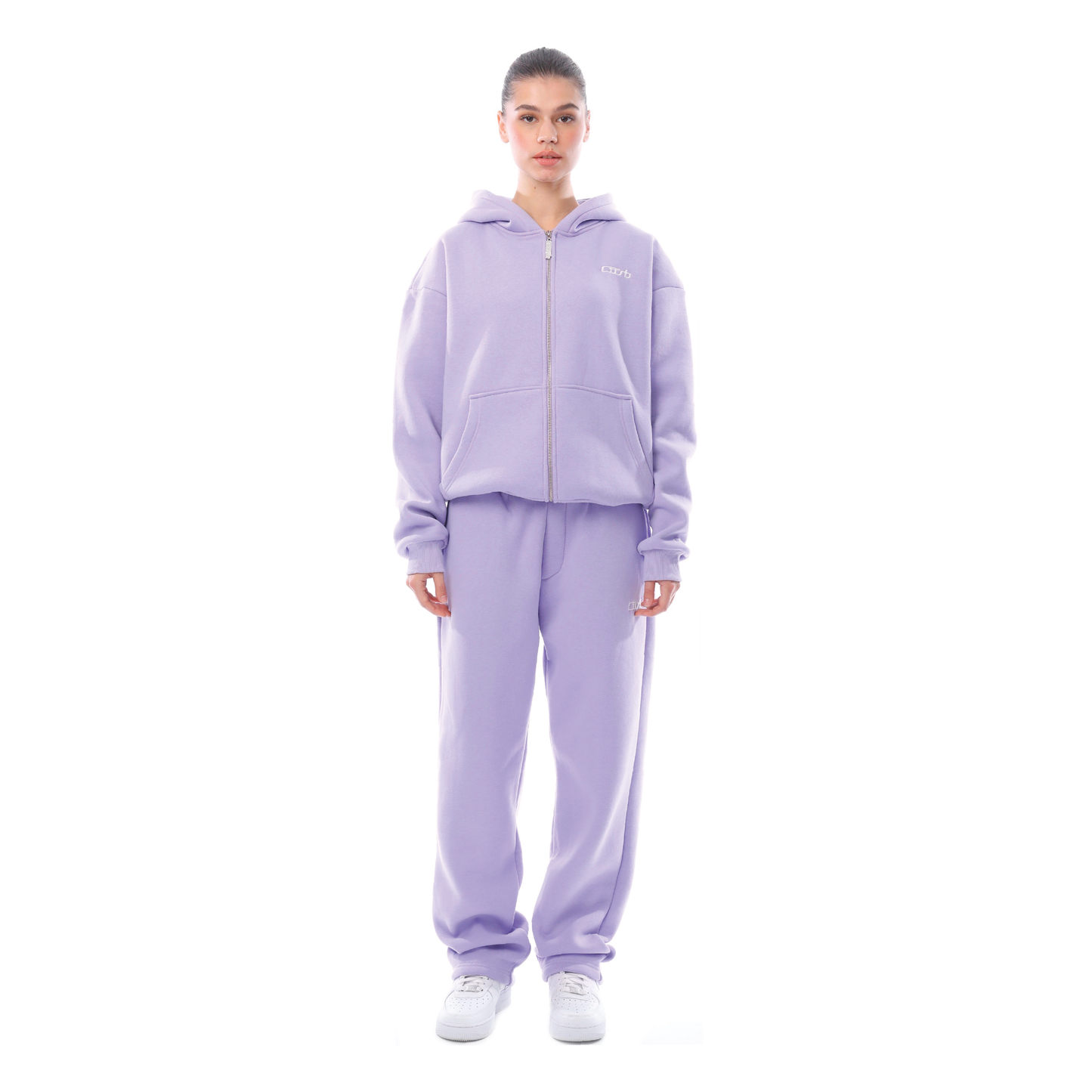 OPEN LEG JOGGER LILAC