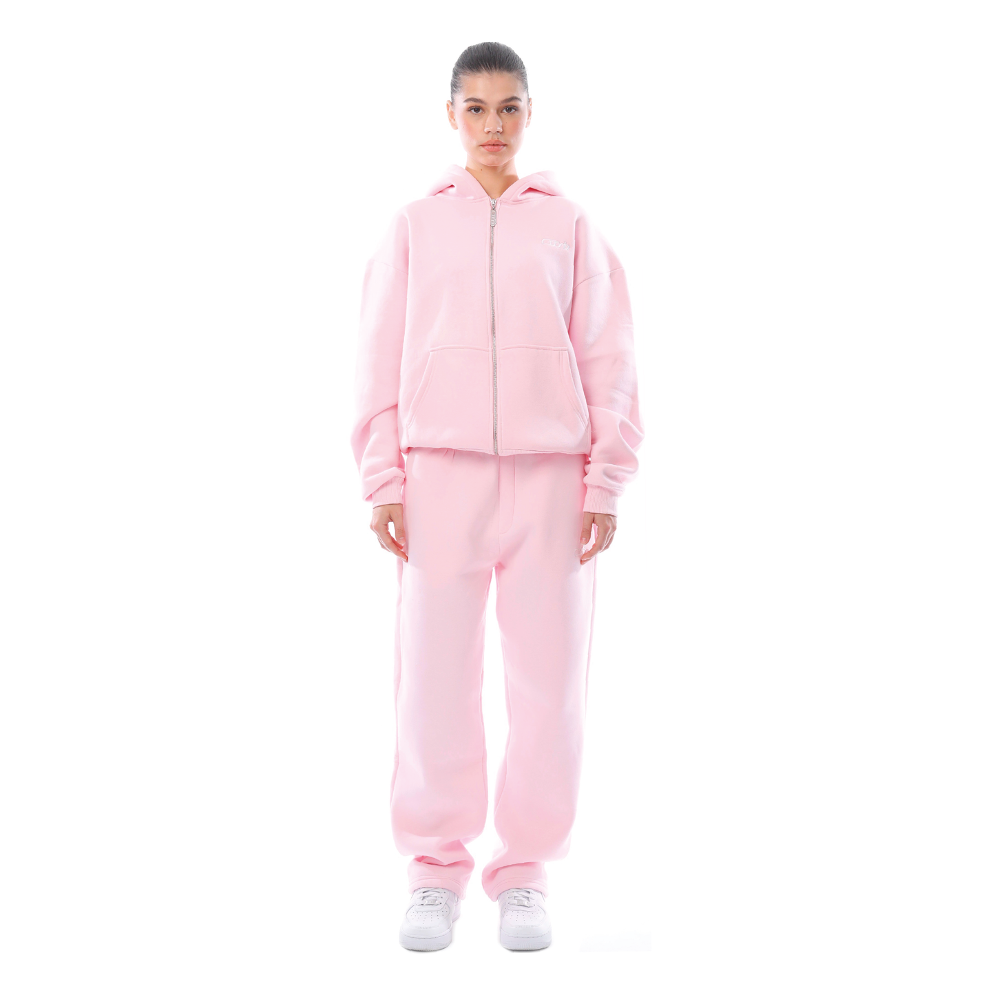 OPEN LEG JOGGER PINK