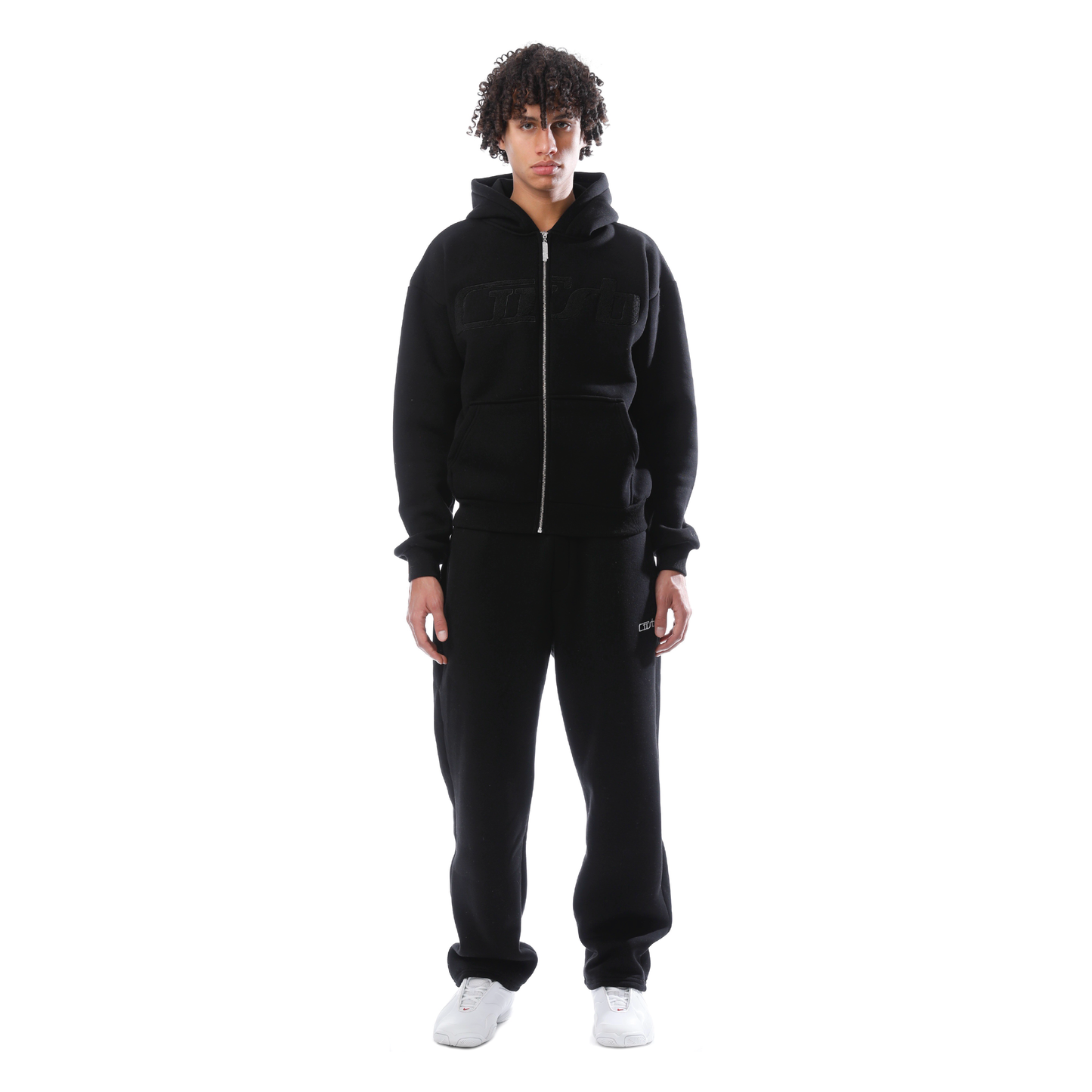 FROTTEE ZIP-UP BLACK