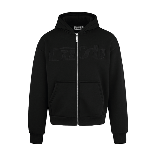 FROTTEE ZIP-UP BLACK