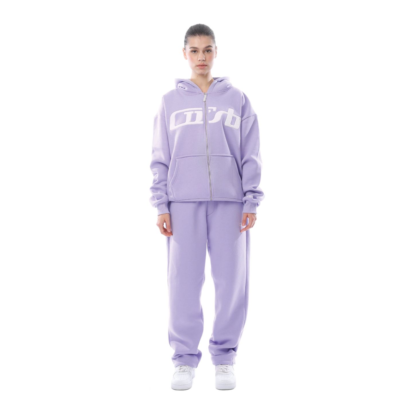 FROTTEE ZIP-UP LAVENDEL