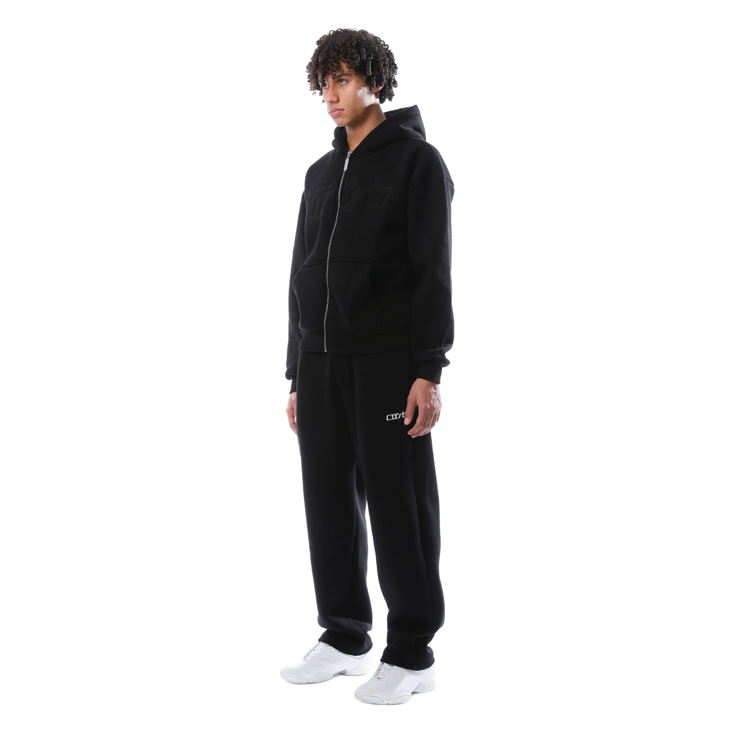 FROTTEE ZIP-UP BLACK