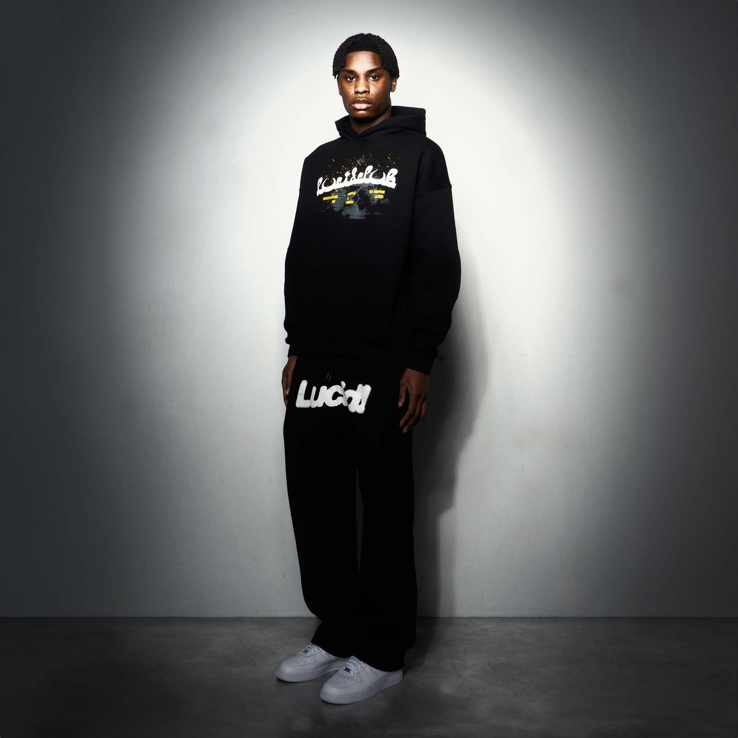 Lucid! Sweatpants Black/White