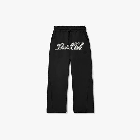 Script Logo Sweatpants Black