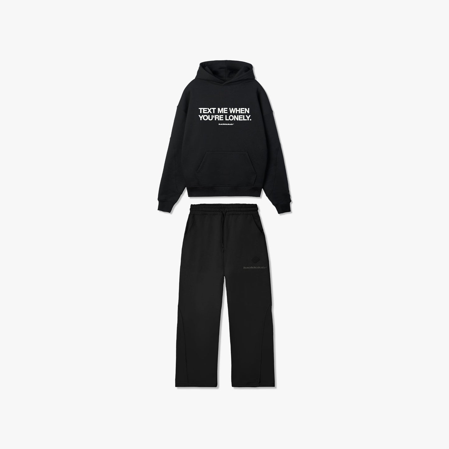 Text Me Tracksuit-Bundle "Signal Black"