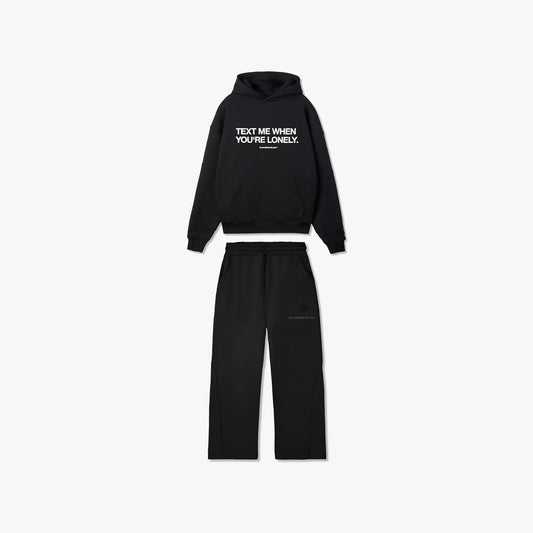 Text Me Tracksuit-Bundle "Signal Black"