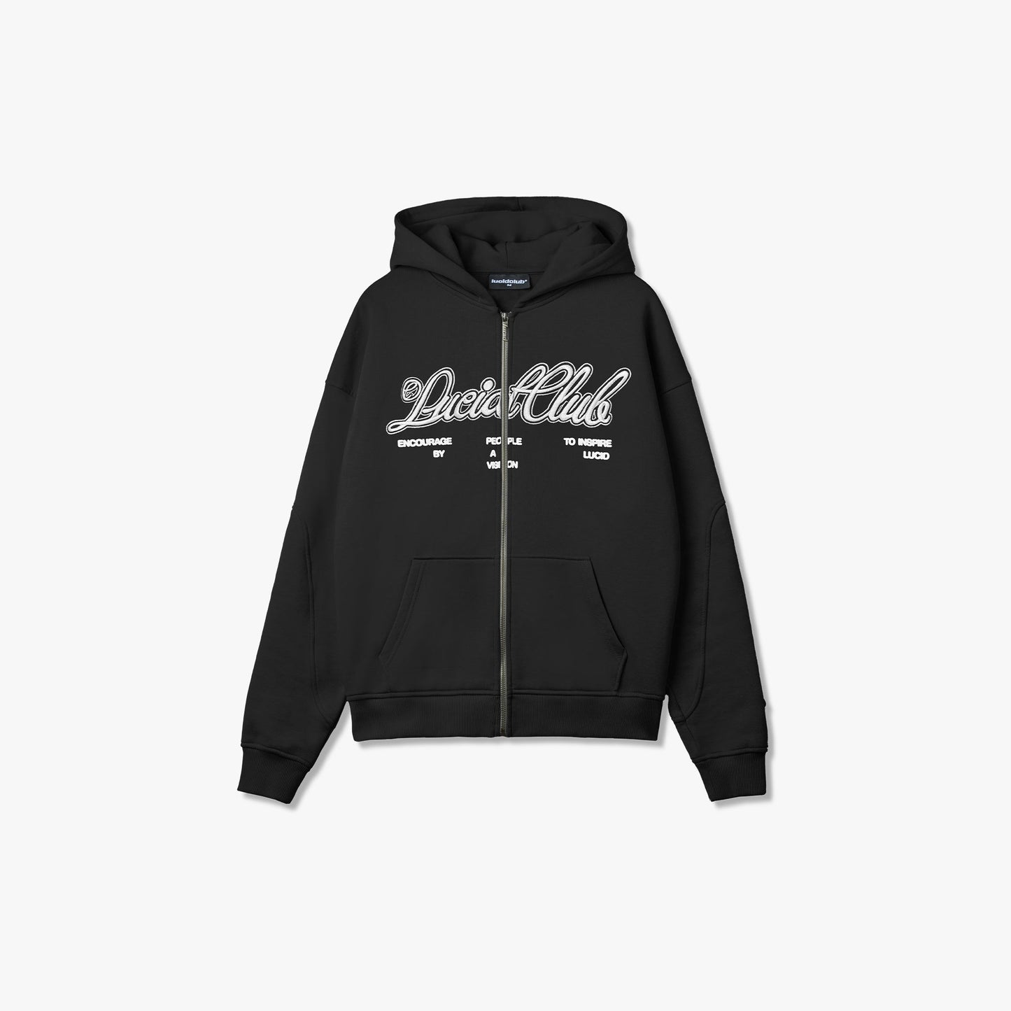 Script Logo Zip-Hoodie