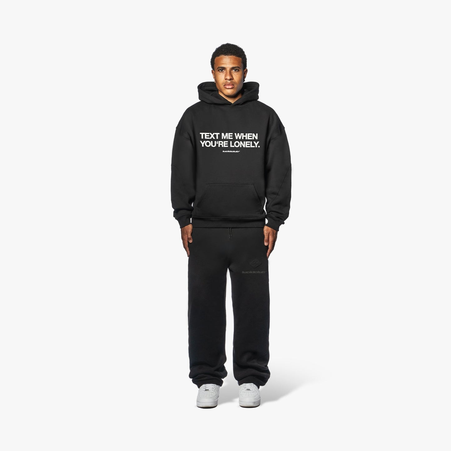 Text Me Tracksuit-Bundle "Signal Black"