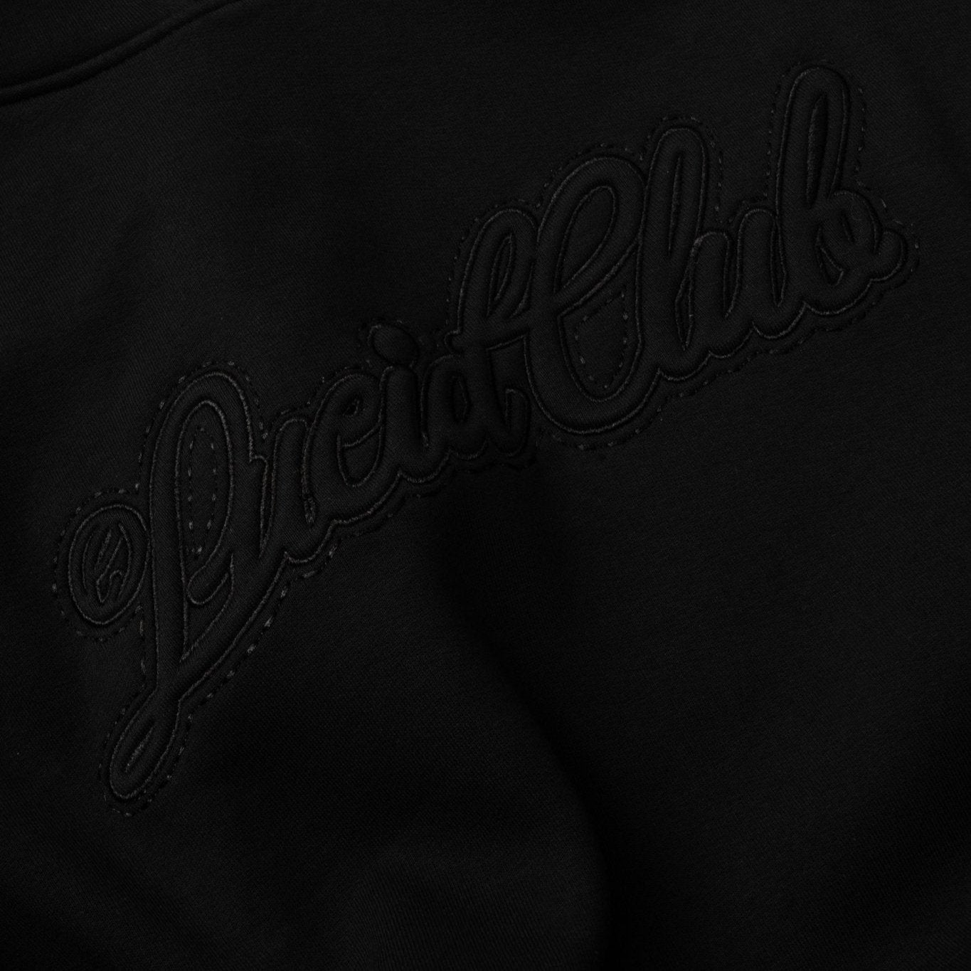 Script Logo Hoodie "Obsidian Black"