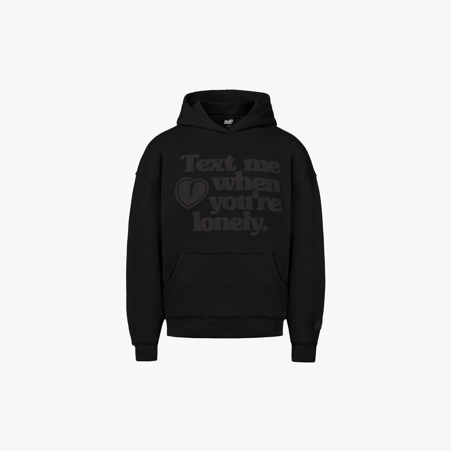 Text Me Hoodie "Onyx Black"