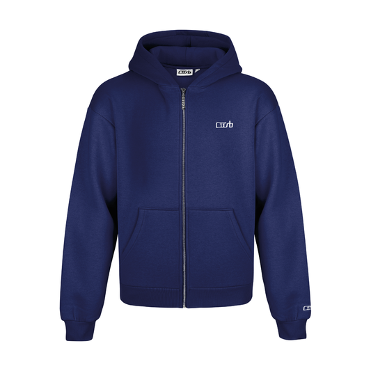 ZIP-UP NAVY BLUE