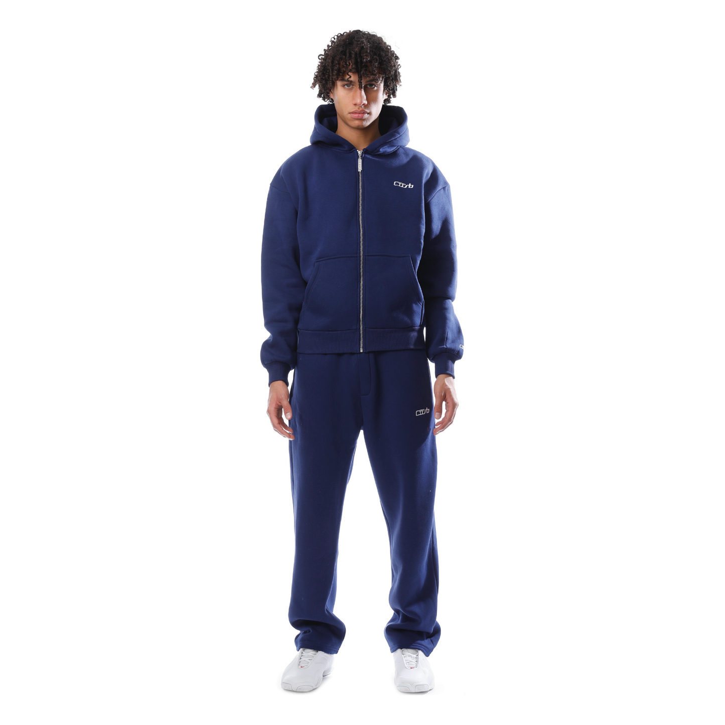 ZIP-UP NAVY BLUE