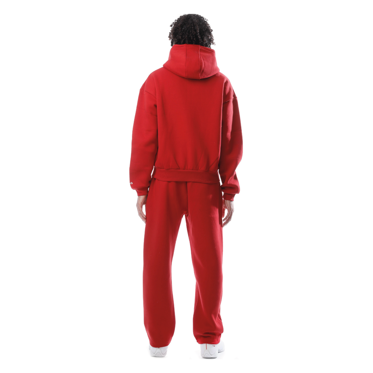 OPEN LEG JOGGER RED