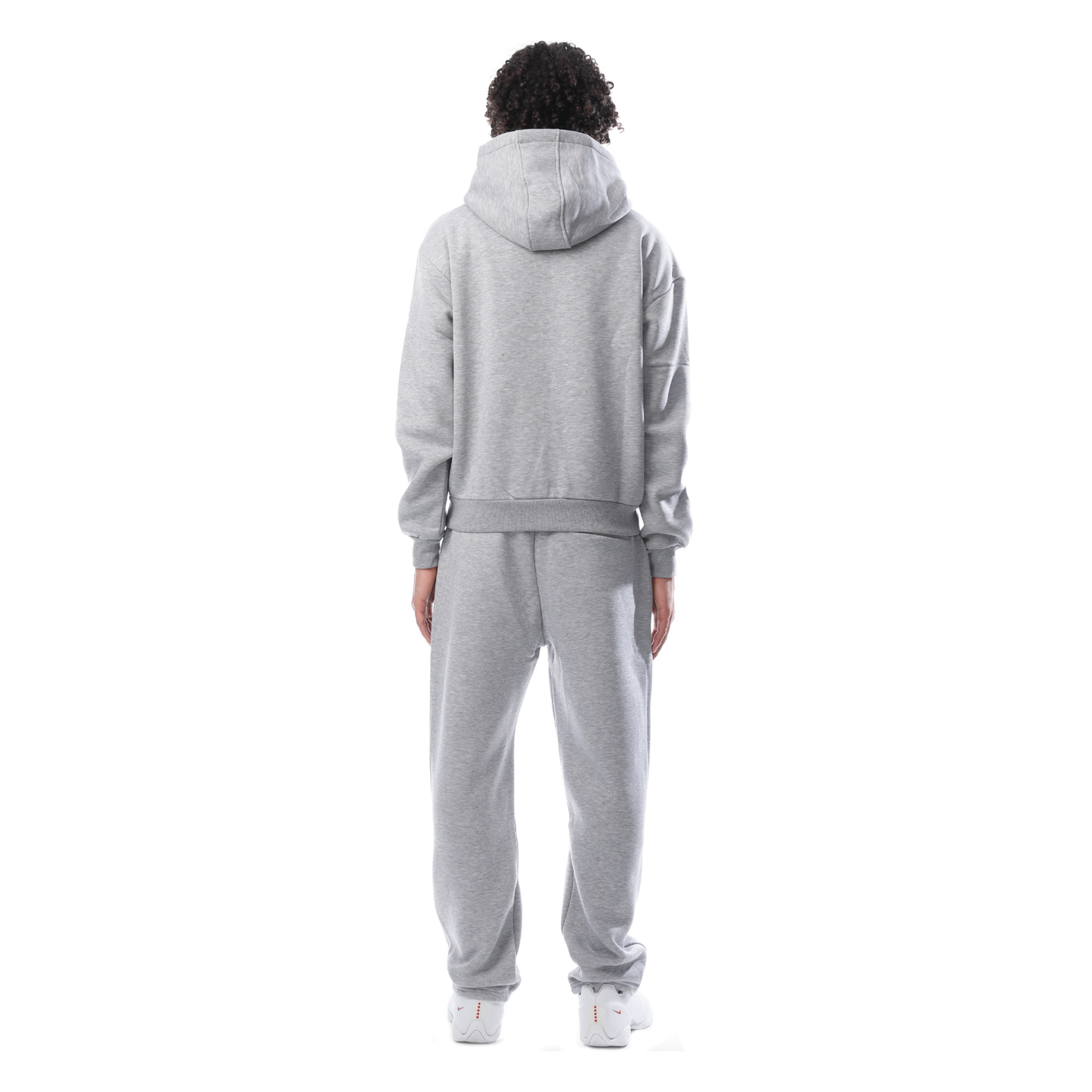 OPEN LEG JOGGER GREY MELANGE