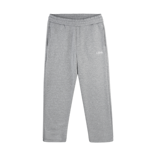 OPEN LEG JOGGER GREY MELANGE